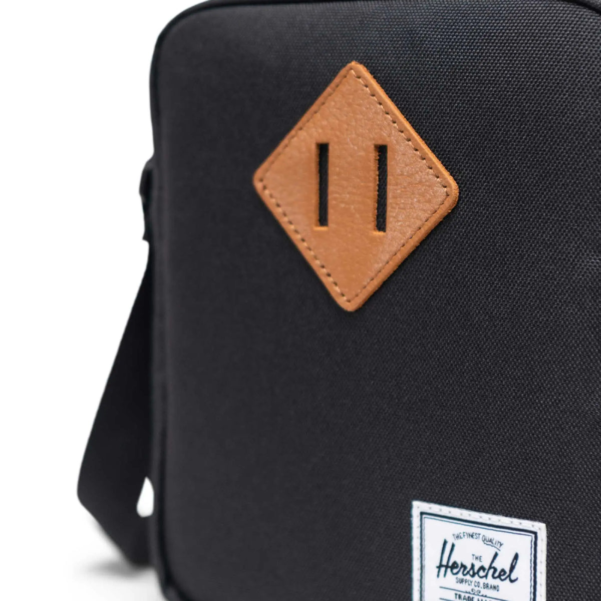 Bolso bandolera Herschel Heritage de 2,6 l, color negro