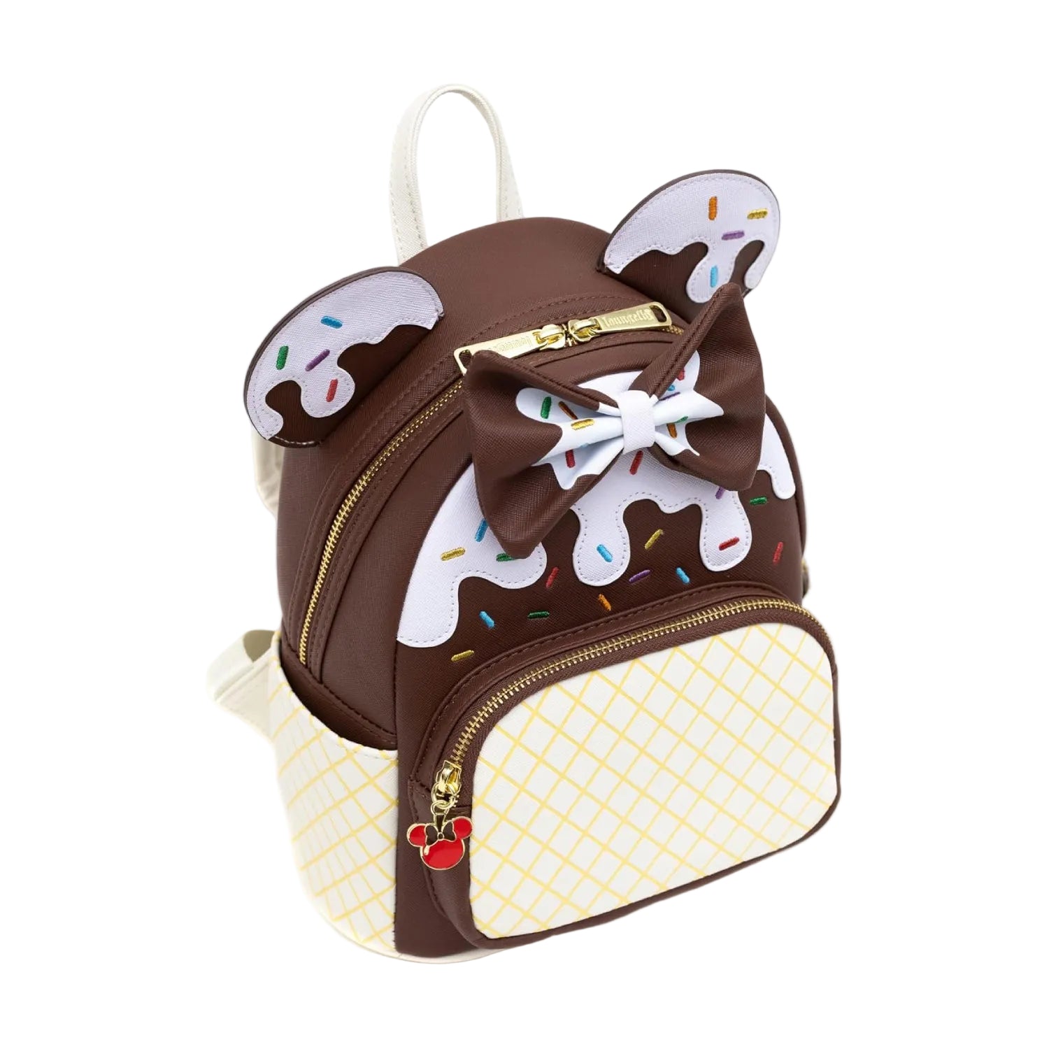 Loungefly Disney Minnie Mouse Chocolate Ice Cream Cone Mini 