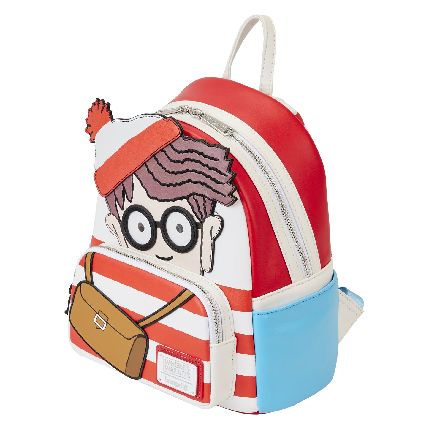 Loungefly Whereâ€™s Waldo 10" Cosplay Mini Backpack