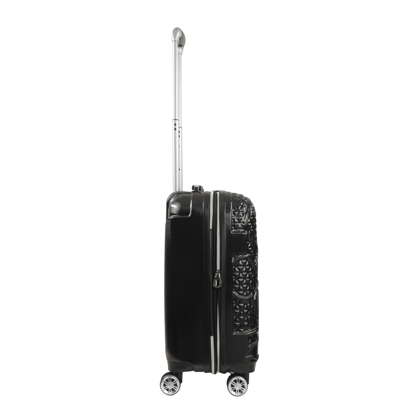 Disney Textured Mickey Mouse 21" Hardside Rolling Luggage - Black