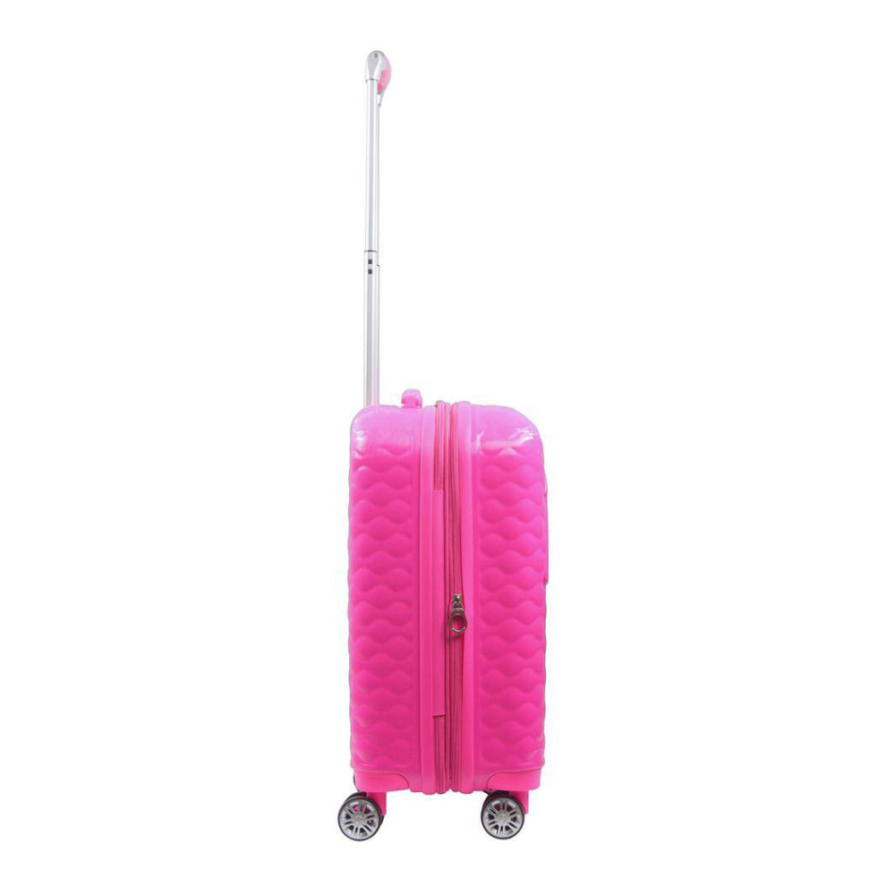 Ful Matel Barbie 22.5" 3D Quilted Carry-On Luggage - Pink