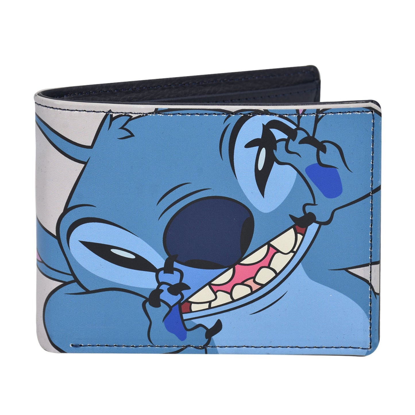Disney's Stitch Bifold Wallet in a Decorative Tin Case