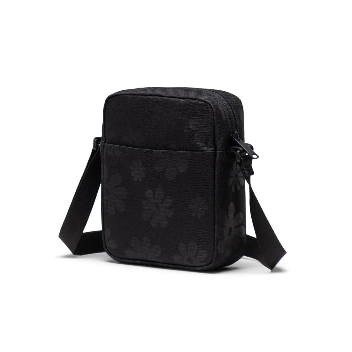 Bolso bandolera Heritage de Herschel: diseño floral en color negro