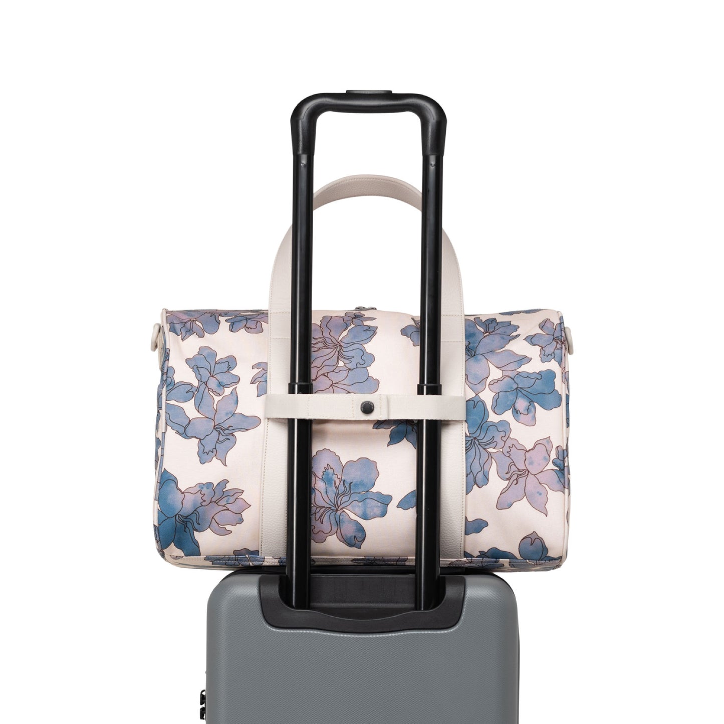 Bolsa de lona Herschel Novel de 26,5 l con diseño de ondas florales Moonbeam