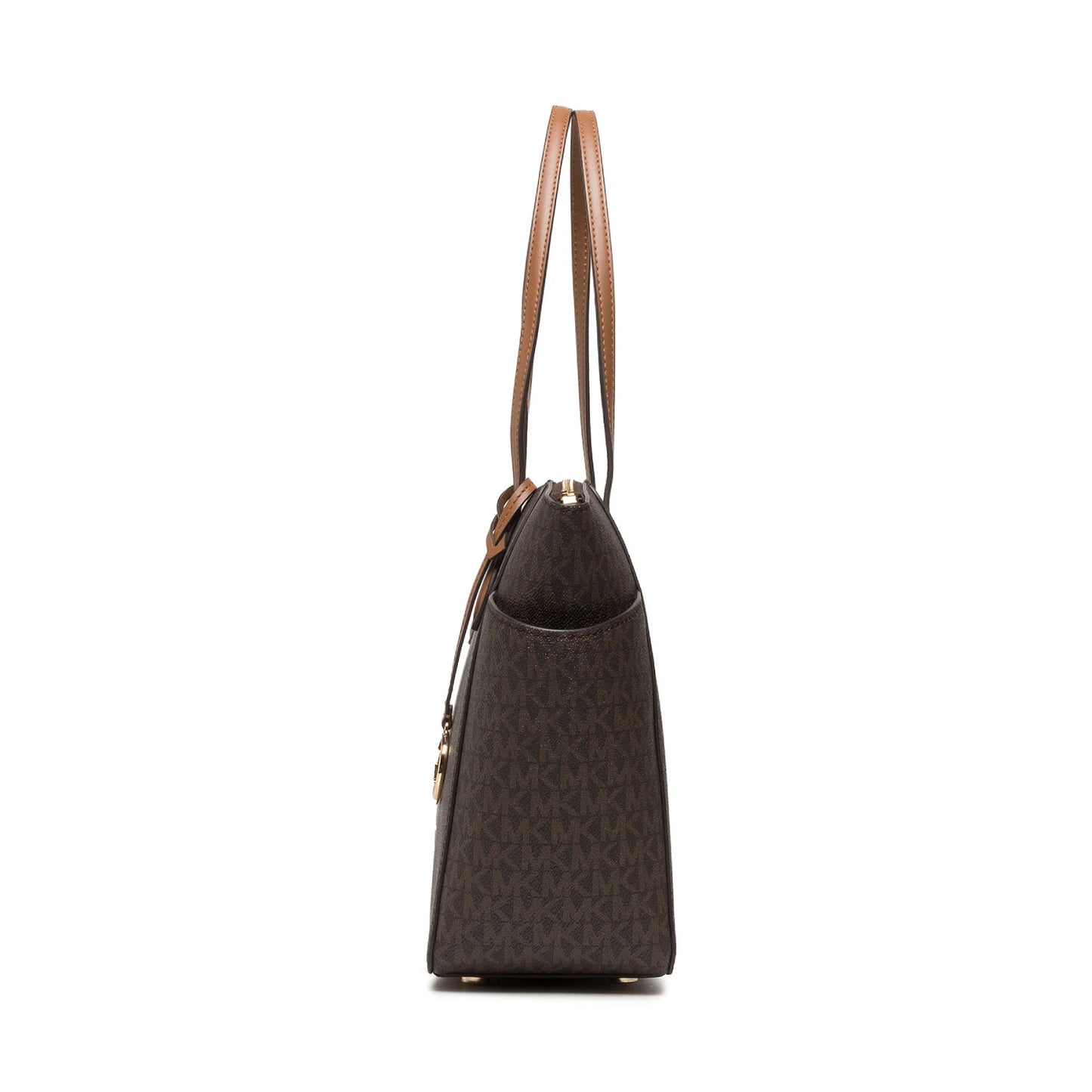 Michael Kors Marilyn Medium Top Zip Tote - Brown/Acorn