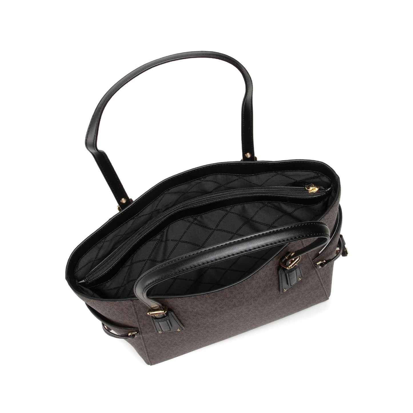 Michael Kors Voyager 11" East/West Tote - Brown/Black