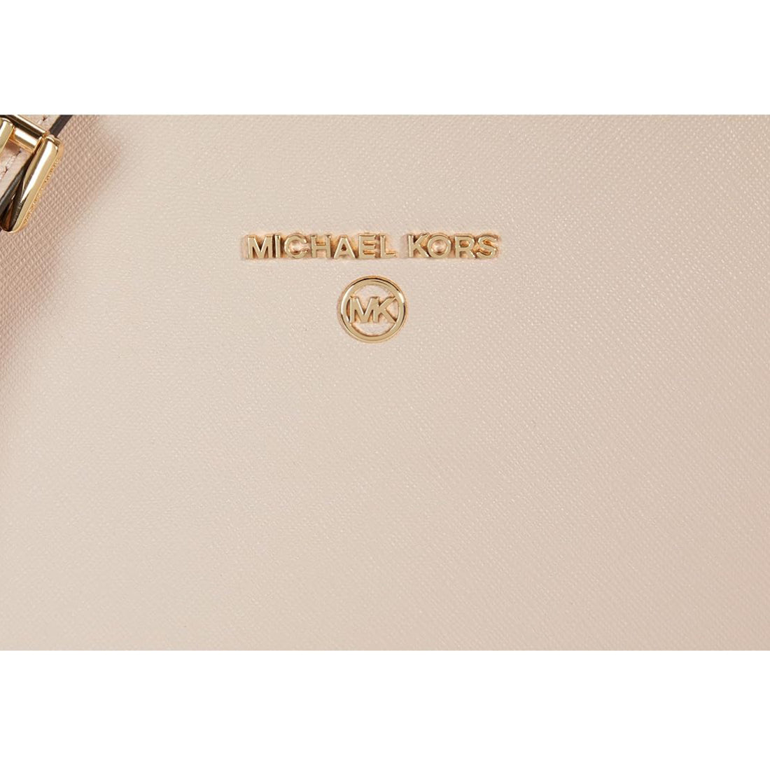 Bolso bandolera grande con forma de cúpula Jet Set Charm de Michael Kors, rosa suave