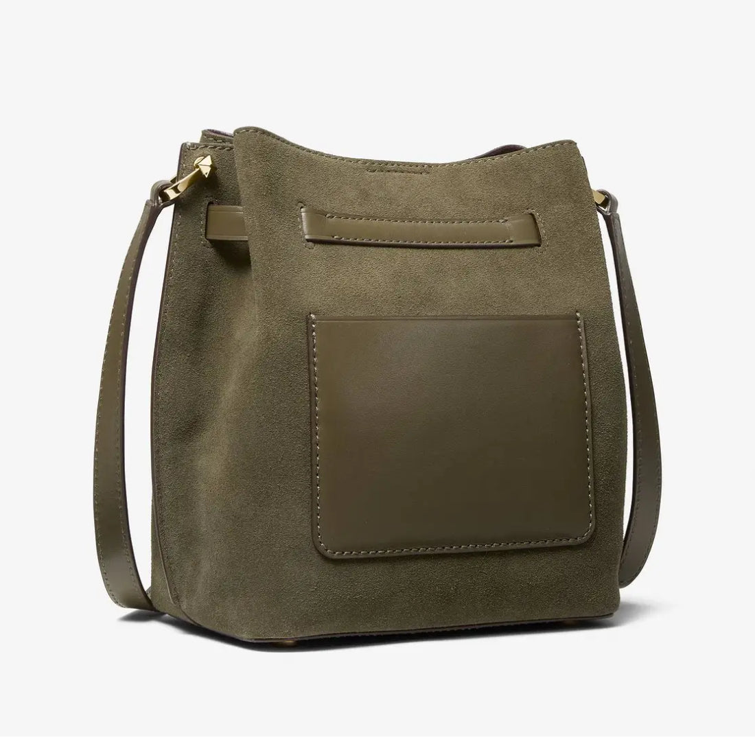 Michael Kors Hamilton Legacy Bucket Bag - Olive Green