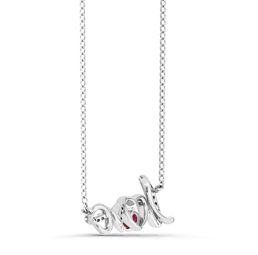 Affinity Designs Eternal LOVE Ruby Heart Necklace