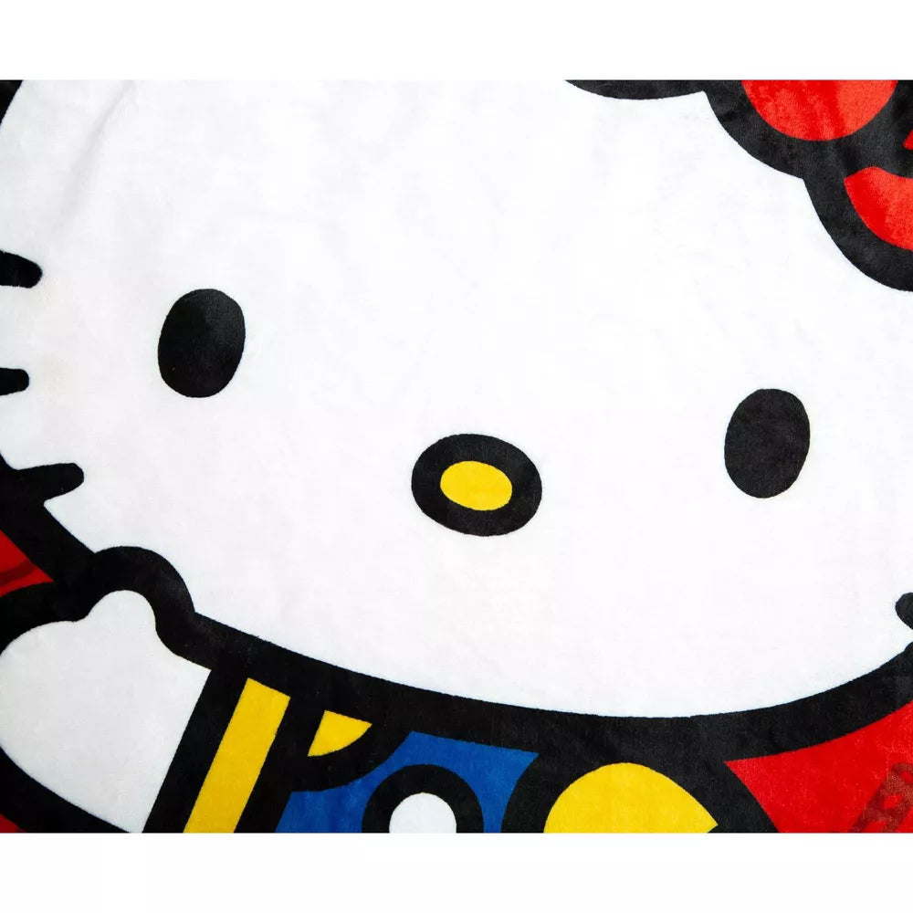 Manta polar extragrande de Sanrio Hello Kitty y sus amigos de 54" x 72"