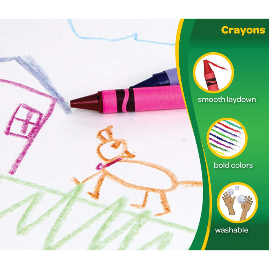 Crayola Crayons (16-Pieces) - Multicolor