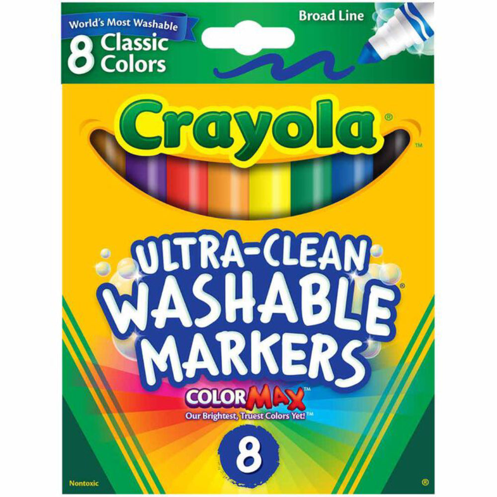 Marcadores lavables Crayola (8 piezas)