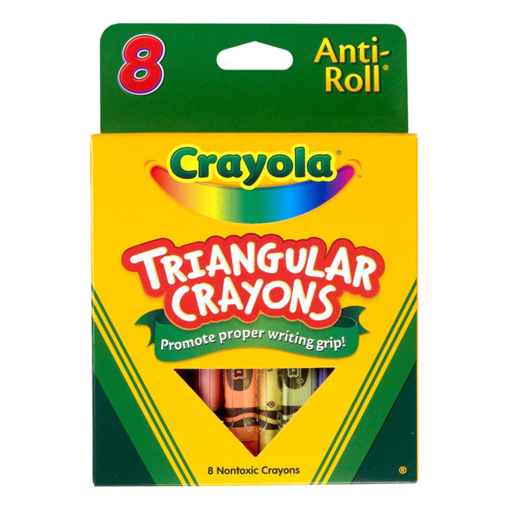 Crayones triangulares Crayola (8 piezas)