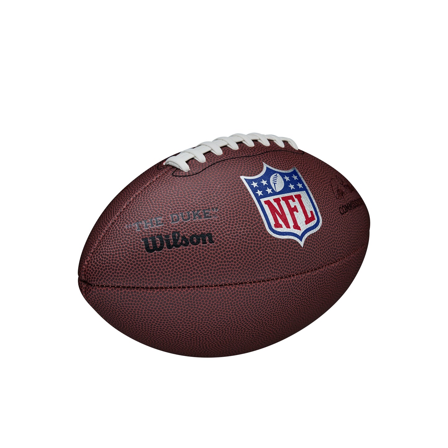 Balón de fútbol americano oficial Wilson NFL Duke, réplica en color marrón 