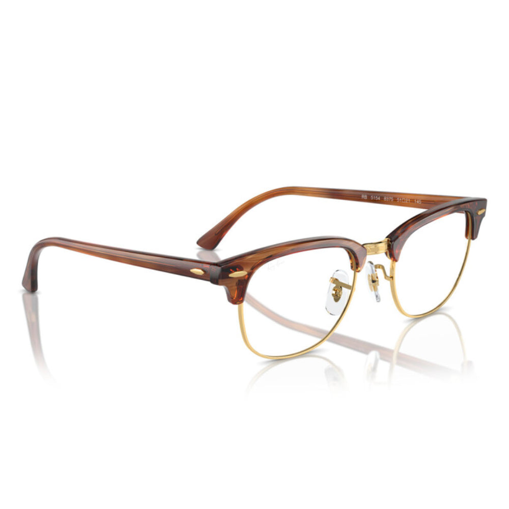 Ray-Ban Clubmaster RX5154538375 Unisex Square Clear Eyeglasses