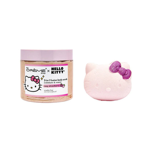 The Creme Shop x Sanrio Hello Kitty Silky Spa Set " Rosy Strawberry