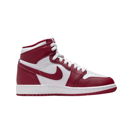 Nike Men's Air Jordan 1 Retro High OG Sneakers (Size 12.5) - White/Team Red