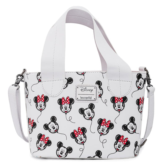 Loungefly Disney Mickey & Minnie Mouse Balloons AOP Handbags