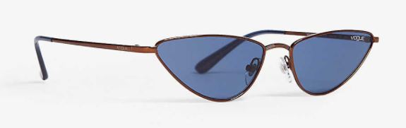 Vogue Copper Dark Blue Sunglasses