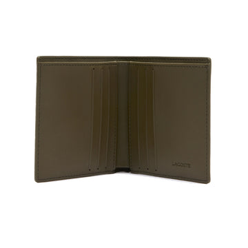 Lacoste Monogram Compact Billfold Wallet - Ivy Green
