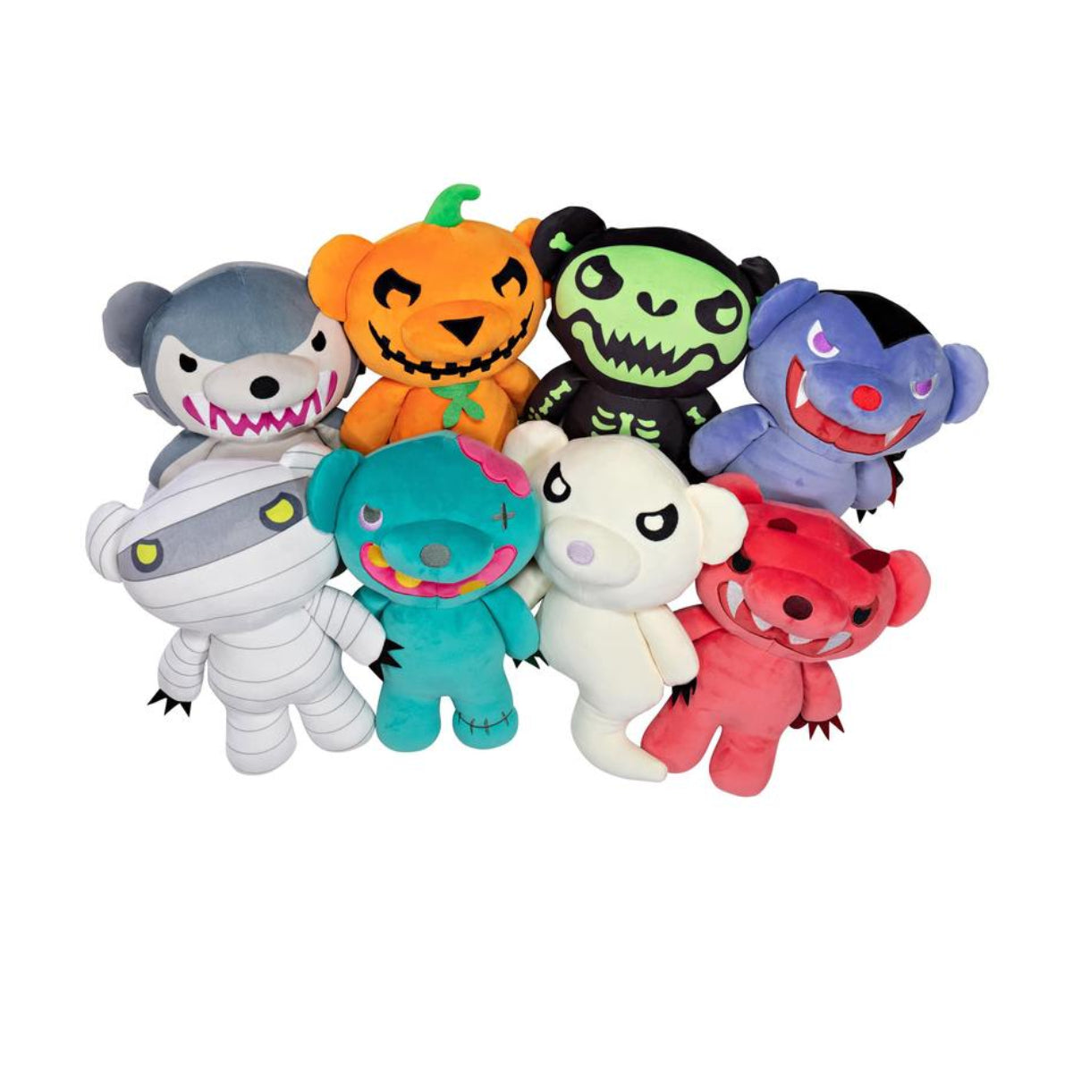 Deddy Bears 12" Plush Toy in Zippered Body Bag -Assortment