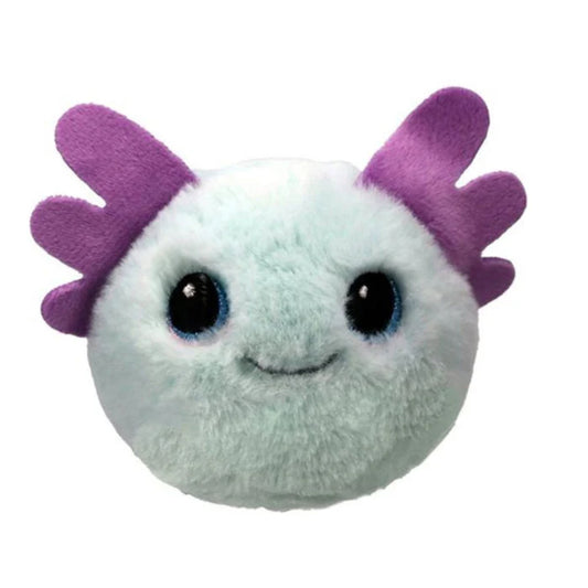 Ty Beanie Bouncers 4" Swish Axolotl Plush Toy - White/Purple