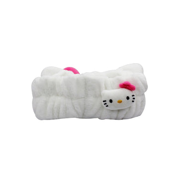 The CrÃ¨me Shop x Hello Kitty Headband with Signature Bow - White/Pink