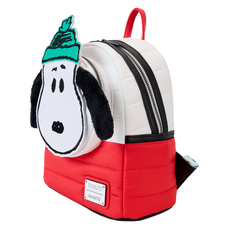 Loungefly Peanuts Snoopy Snow Day Mini Backpack - Multicolor