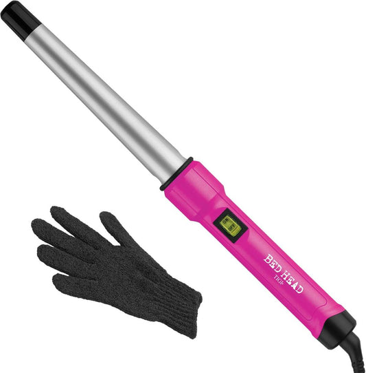 Bed Head BH388N1 Tapered Styling Iron with Protective Glove - Pink