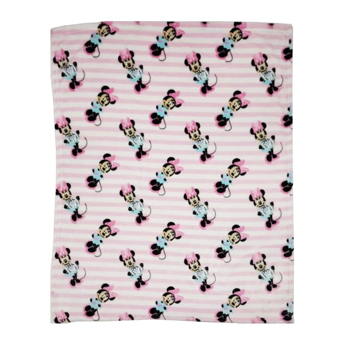 Disney 30" x 36" Mickey Mouse Throw Blanket with Tossed Face Print - Pink