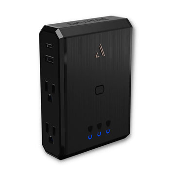 Austere III Series 4 Outlet with Omniport USB - Black