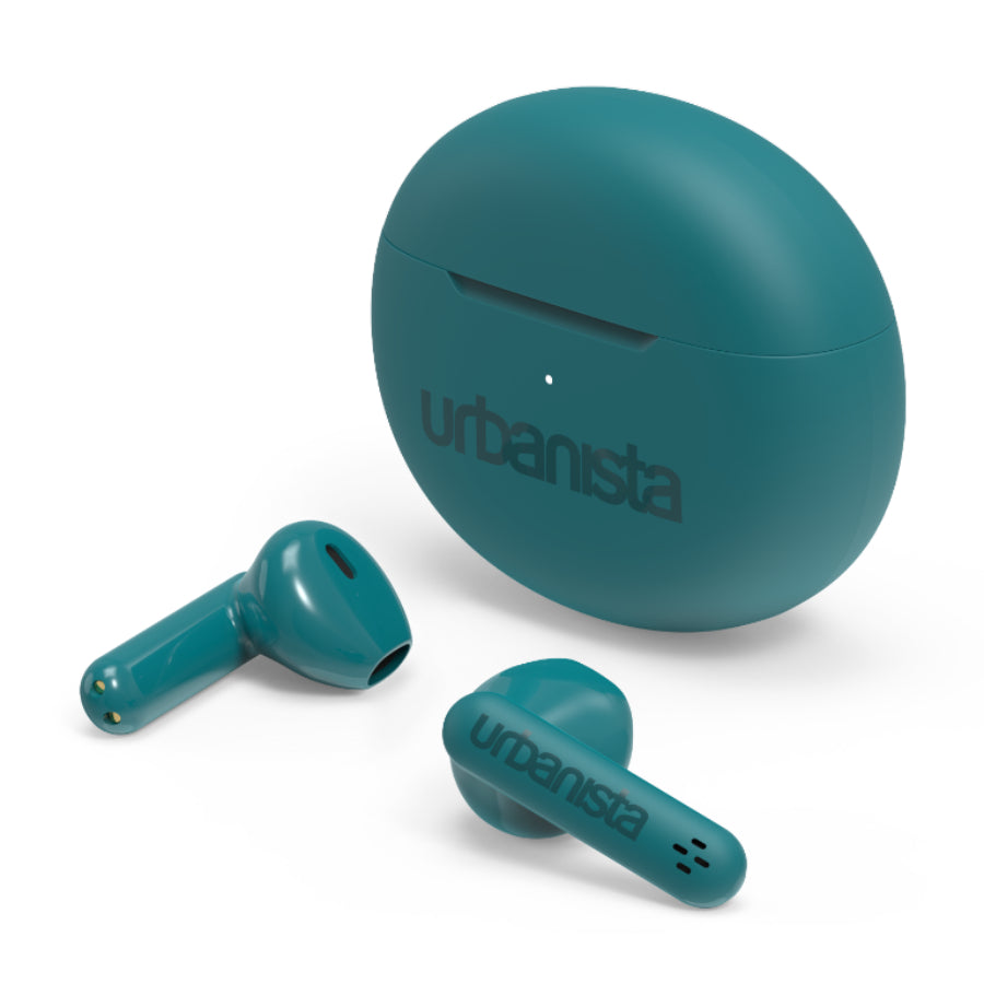 Urbanista 40608 Austin True Wireless Earbuds with Dual Microphones - Lake Green