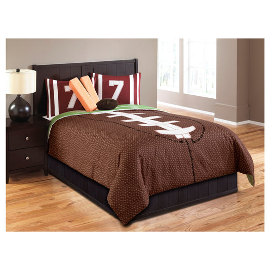 Hallmart Collectibles Field Goal 6-Piece Full Comforter Set