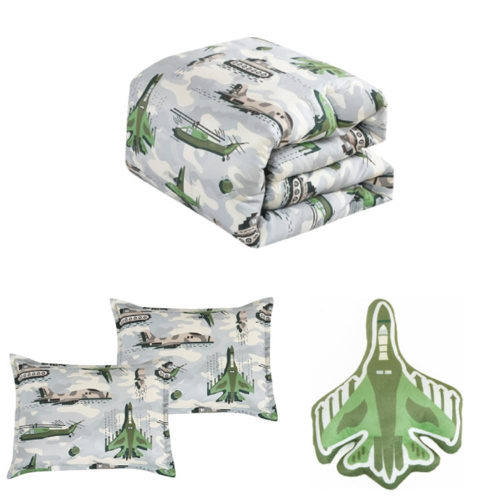 ESCA Take Off Kid's Comforter Set (4-Piece)