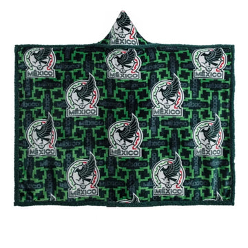 Silicon Valley Mexico National Soccer Team Hooded Blanket Poncho