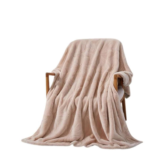 JCrown Anonna Luxury Oversized Throw Blanket - Pink