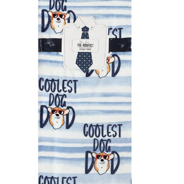 Manta estampada de SL Home Fashions de 50" x 70" - El papá perro más genial