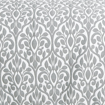 JABA Matelasse Coverlet Set (3-Piece) - Gray/White