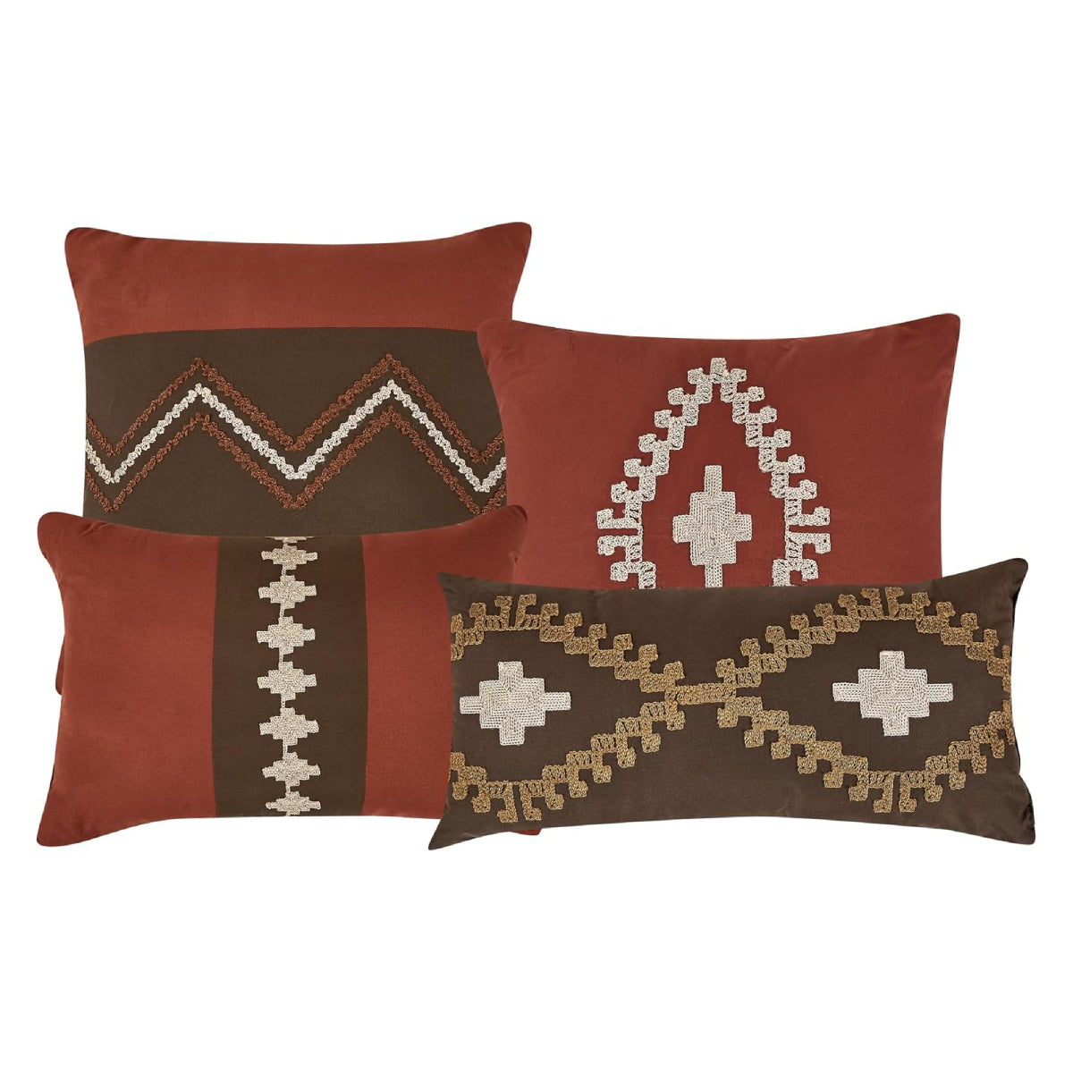 ESCA Chiriga Comforter Set (7-Piece) - Brown