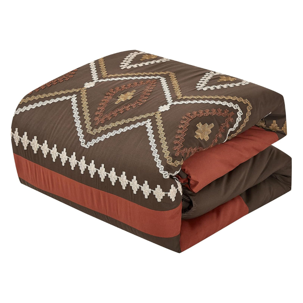 ESCA Chiriga Comforter Set (7-Piece) - Brown