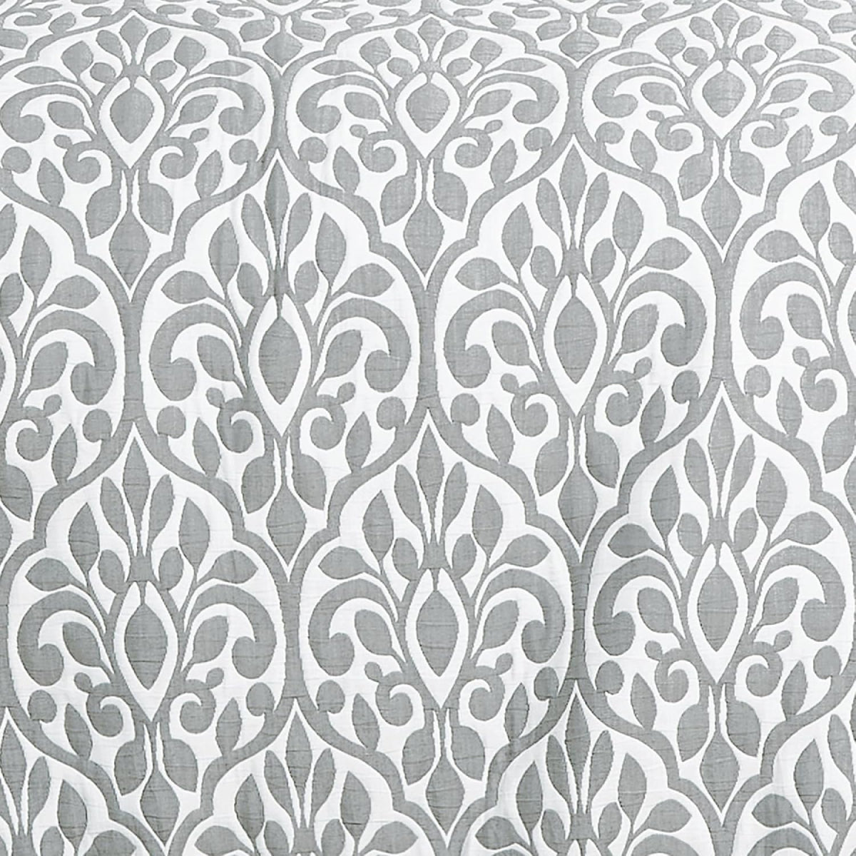 JABA Matelasse Coverlet Set (3-Piece) - Gray/White