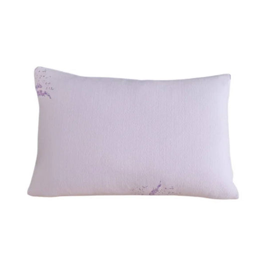 Kashi Home 28" x 19" Queen Memory Foam Lavender Infused Pillow - Purple