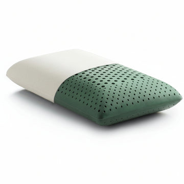 Malouf ActiveDough CBD Oil Infused Queen Size Mid Loft Pillow - White