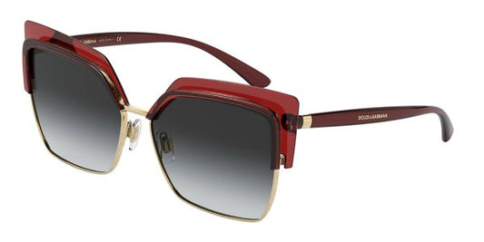 Dolce & Gabbana Transparent Red Women's Sunglasses