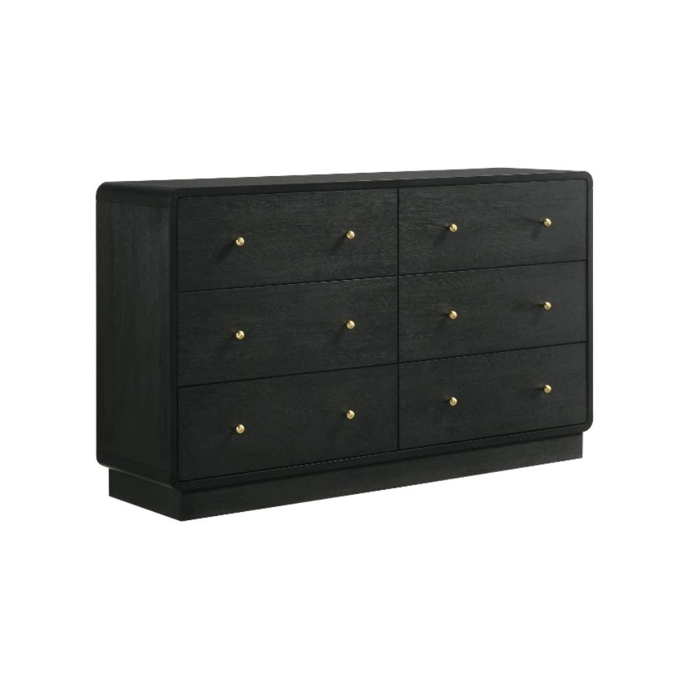 Camila Queen Bedroom Set (4-Piece) by Coaster - Black