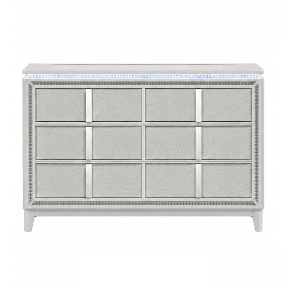 Seoul Queen Size (4-Piece) Bedroom Set by Lifestyle - White
