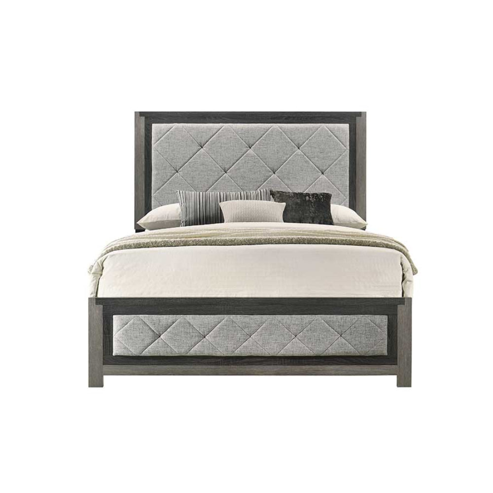 Cashmere Queen Bedroom Set (4-Piece) by Acme Furniture - Gray