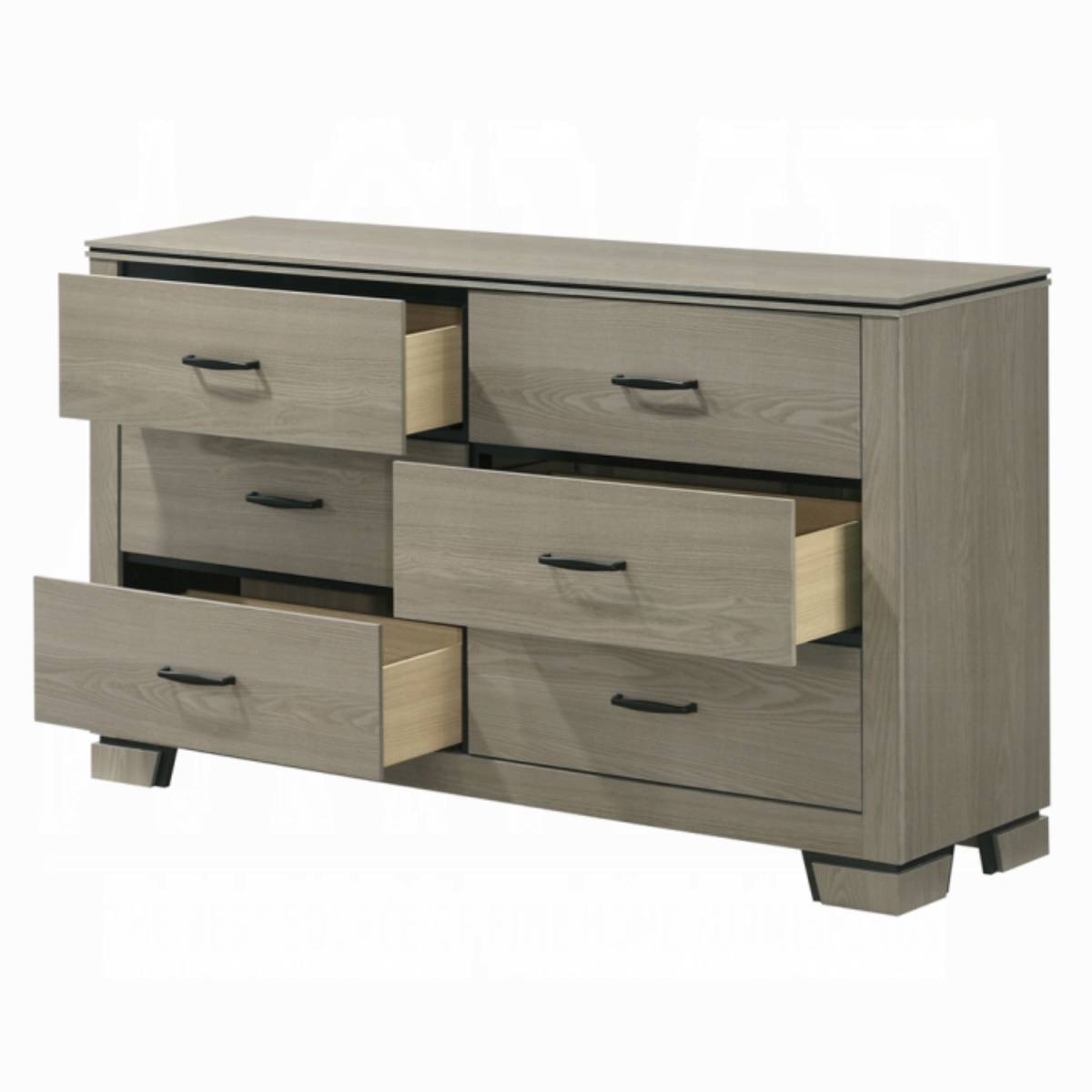Joanna Bedroom Set (4-Piece) by Acme Furniture - Gray