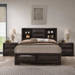 Queen Size (3-Piece) Bedroom Set by Best Home - Brown