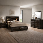 Brooke Queen Size (4-Piece) Bedroom Set by Acme Furniture - Brown